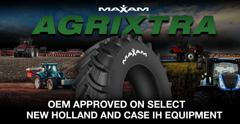 New Holland Dan Case IH Pilih Ban AGRIXTRA Radial Tire Series