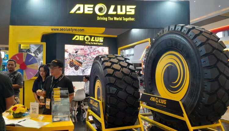 Aoelus Display Line Up Ban OTR Yang Sesuai Dengan Kondisi Mining di Indonesia