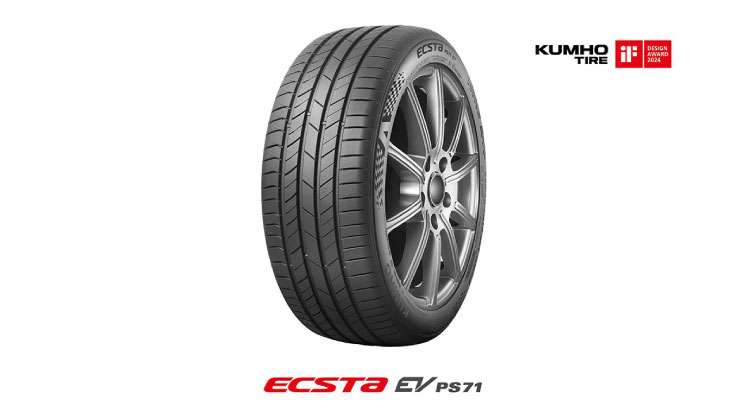 Kumho Tire Raih Penghargaan Bergengsi iF Design 2024 untuk Ban ECSTA PS71 EV yang Inovatif